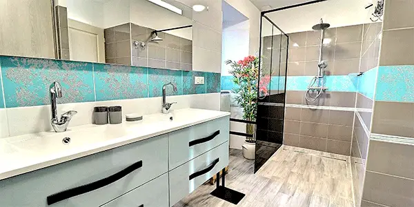 Salle d'eau Gîte Sanilhac Ardèche